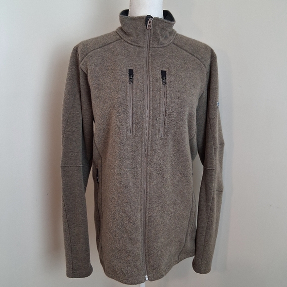 Kuhl Interceptr Fleece Jacket In Oatmeal  Size Medium - Picture 11 of 14